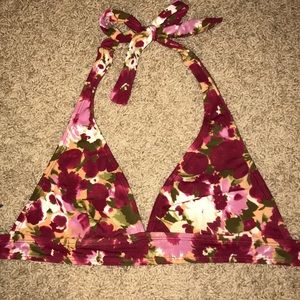 Newport News floral bikini top